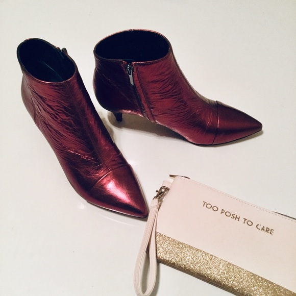 Sam Edelman Shoes - Sam Edelman Kinzey Dark Cherry Boots 10.5M